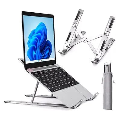 🖥️ Soporte de Aluminio Premium para Laptop – Eleva Tu Productividad y Estilo