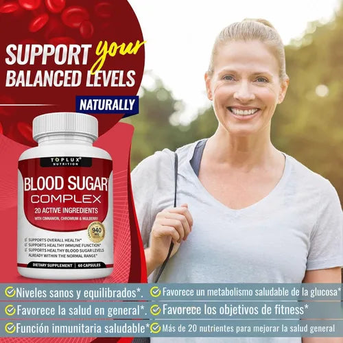 🌿 Suplemento Natural para el Bienestar del Azúcar en Sangre