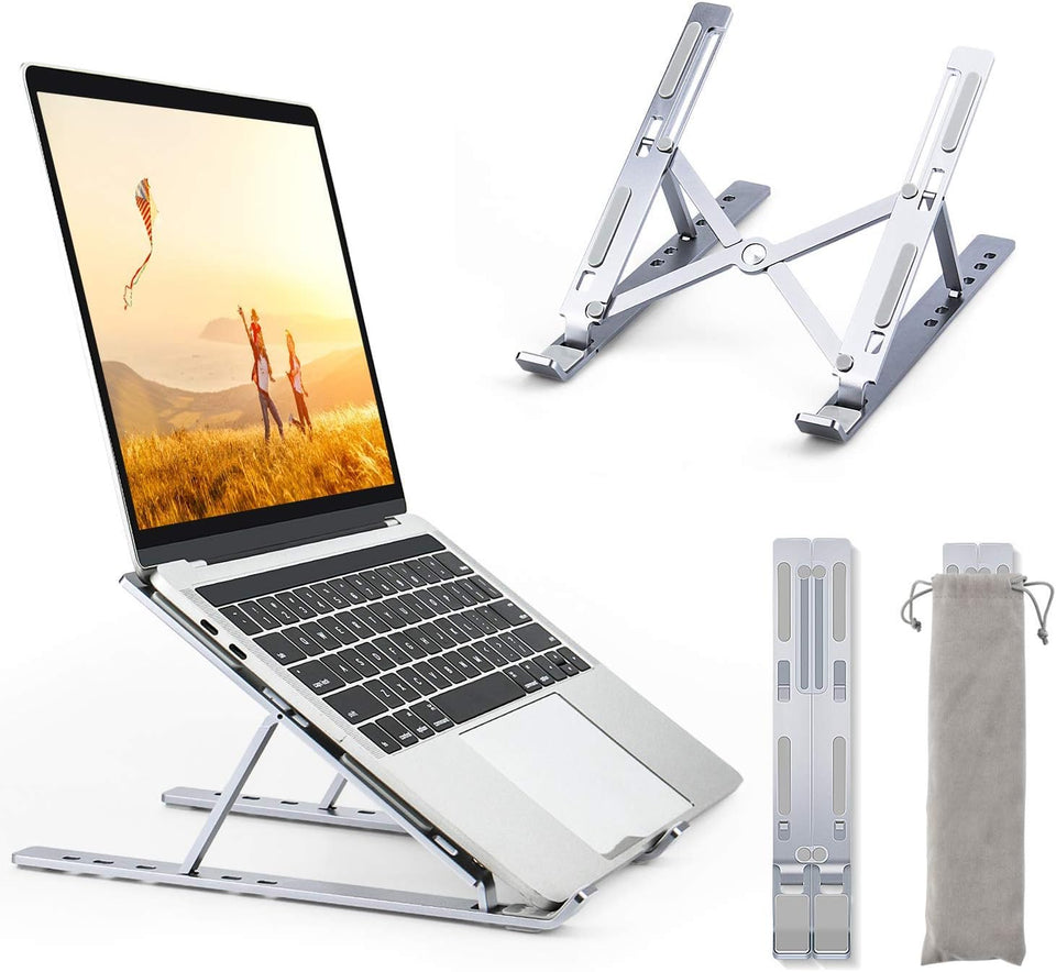 🖥️ Soporte de Aluminio Premium para Laptop – Eleva Tu Productividad y Estilo